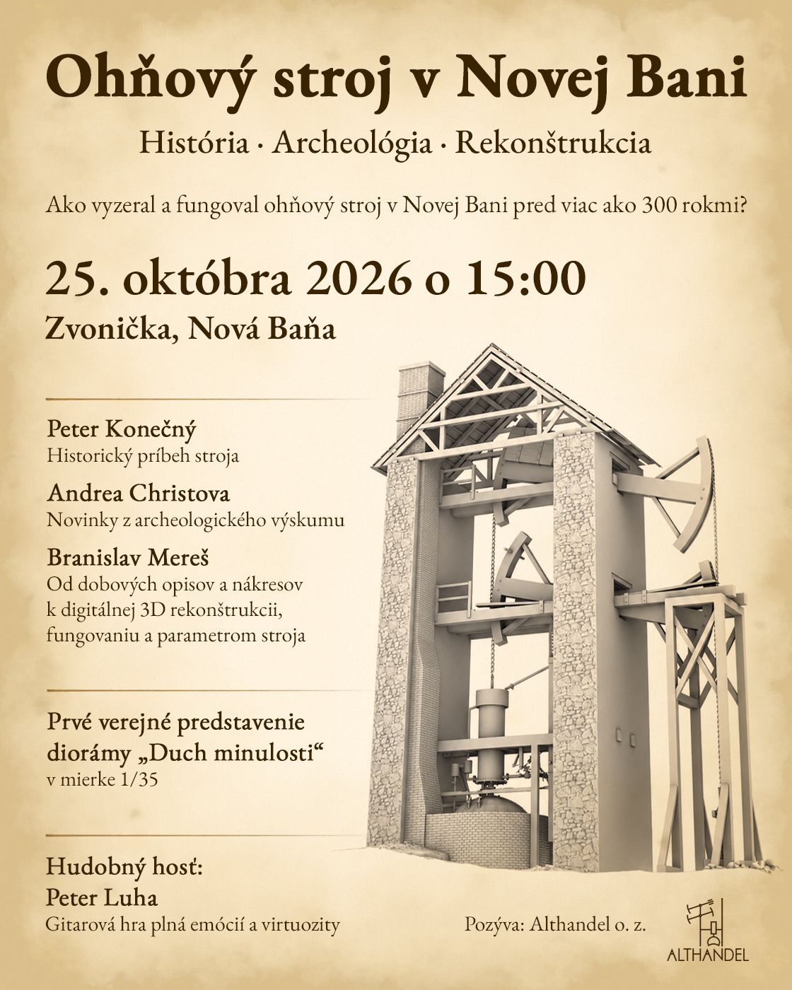 Ohňový stroj v Novej Bani - 25.10.2026
